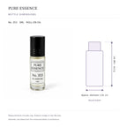 Pure Essence No. 353 perfume oil roll-on, 3ml – inspired by Alien, with bottle dimensions
