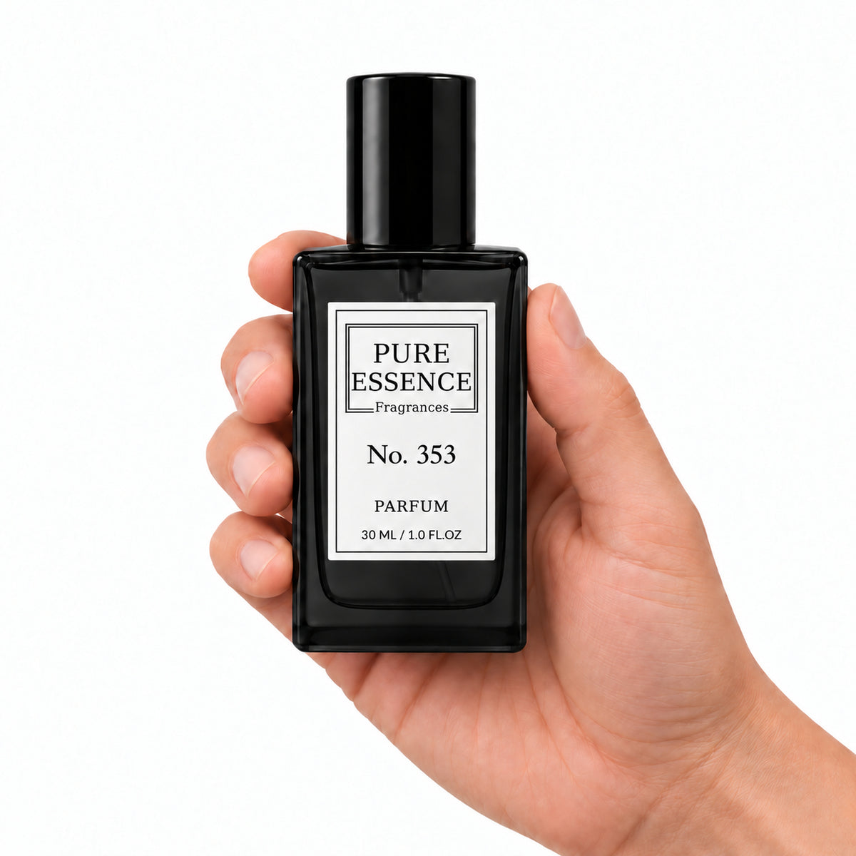 Pure Essence No. 353 parfum spray, 30ml – inspired by Alien, held in hand